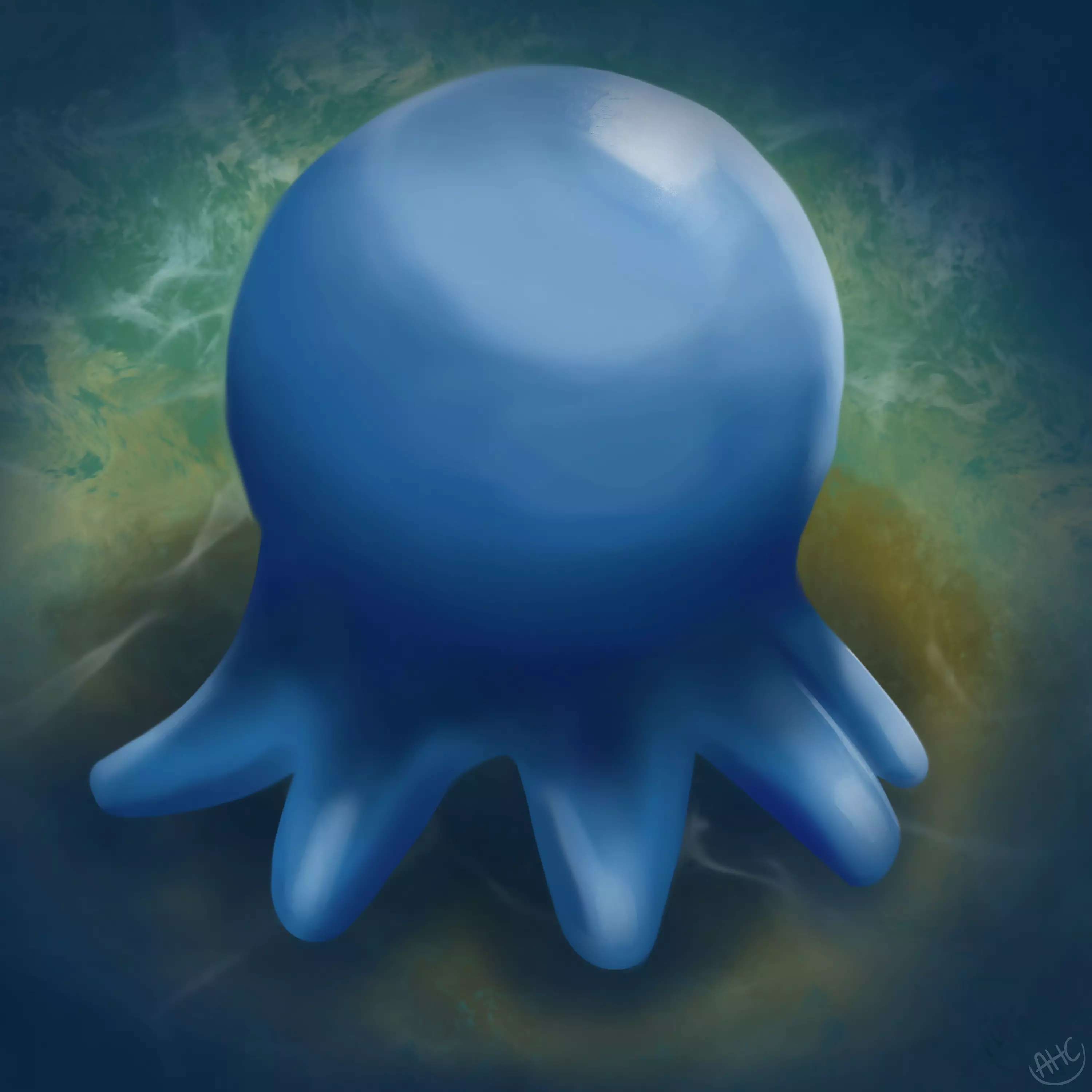 A little blue octopus