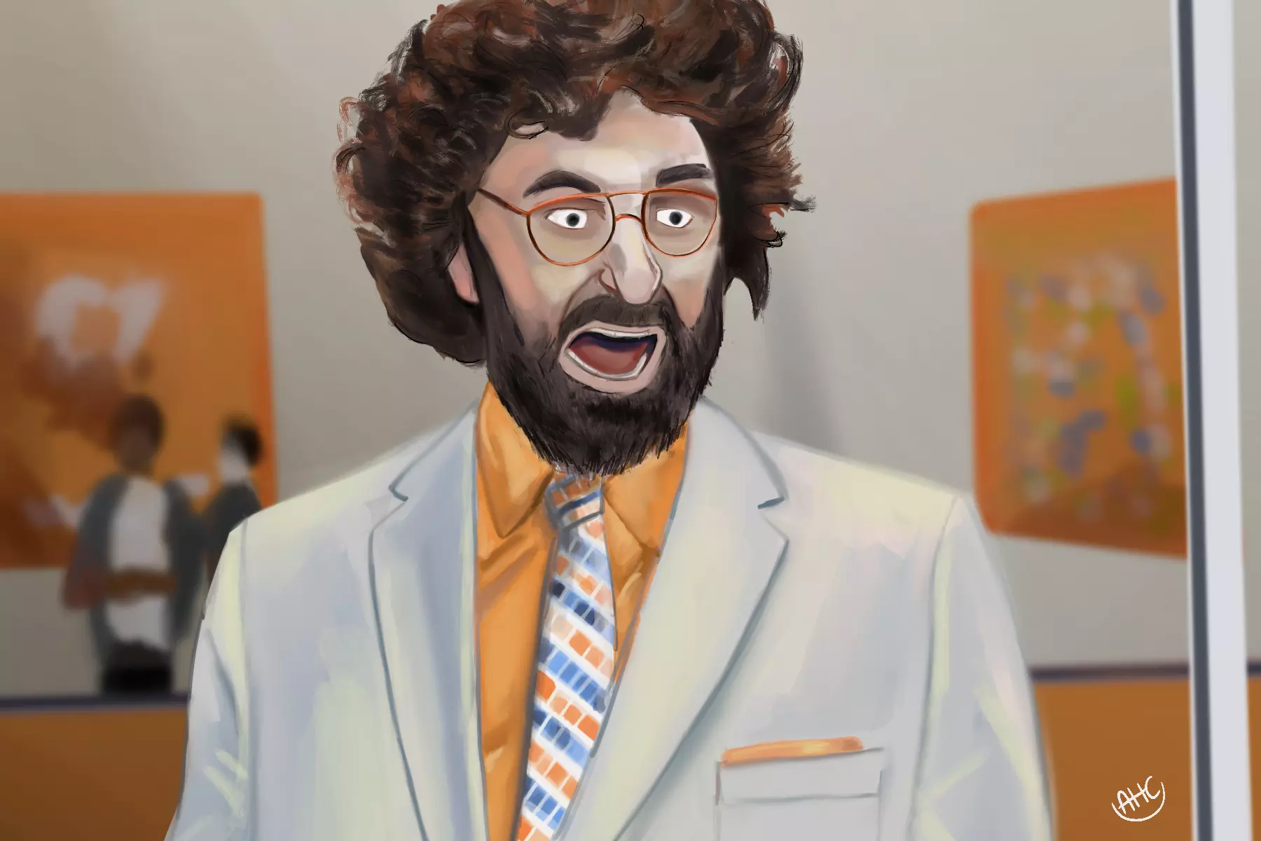 Eric Wareheim from a Little Caesars' pizza advert.